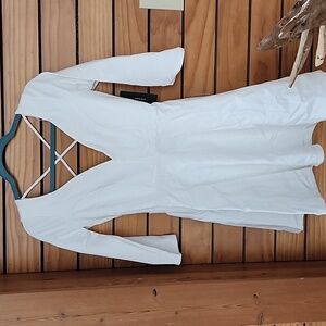 NWT Lulu's Ivory skater dress size M